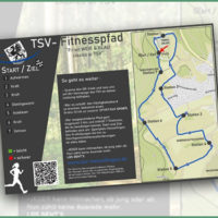 „Fit mit Weiß und Blau – created by TSV“: der Fitnesspfad für alle